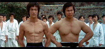 Bruce Lee y Bolo Yeung en "Enter the Dragon"